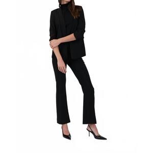 NEW THE WORKSHOP STUDIO high waist bell bottom dress pants in black